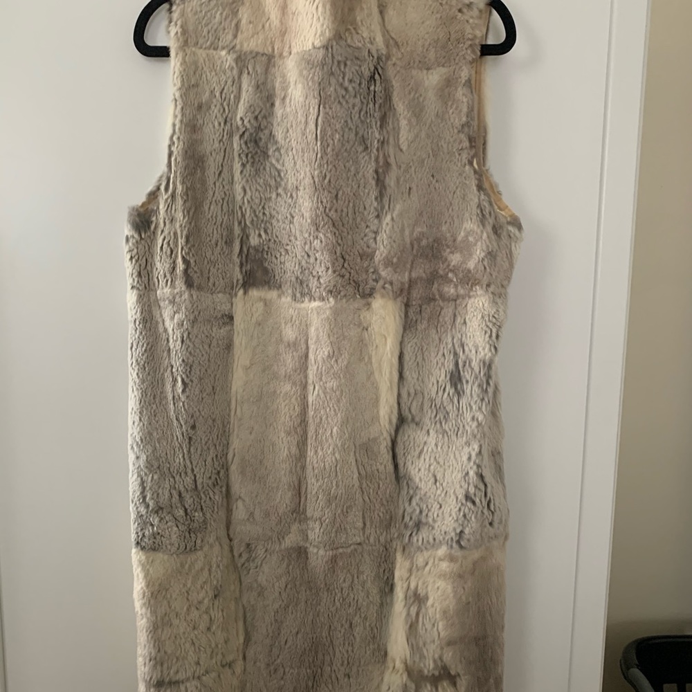 Vintage rabbit fur vest